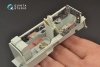 Quinta Studio QD32093 He 219 3D-Printed & coloured Interior on decal paper ( Revell ) 1/32